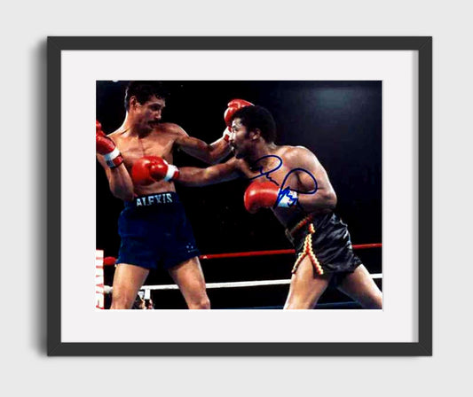 Aaron Pryor and Alexis Arguello Championship Showdown Boxing Wall Art 16x20 Gallery Framed Artwork wall art print – Boxing Wall Art decor