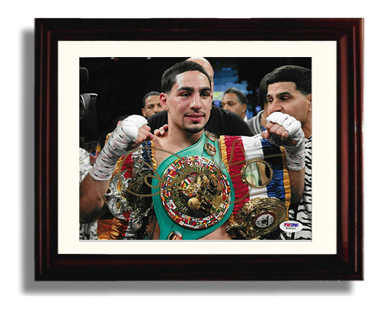 Danny Garcia Champion with Belts 8x10 Beveled Frame boxing wall art print – Boxing Wall Art decor