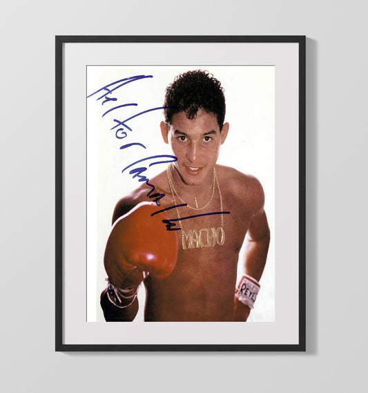 Hector Macho Camacho Studio Portrait Boxing Wall Art 16x20 Gallery Framed Artwork wall art print – Boxing Wall Art decor