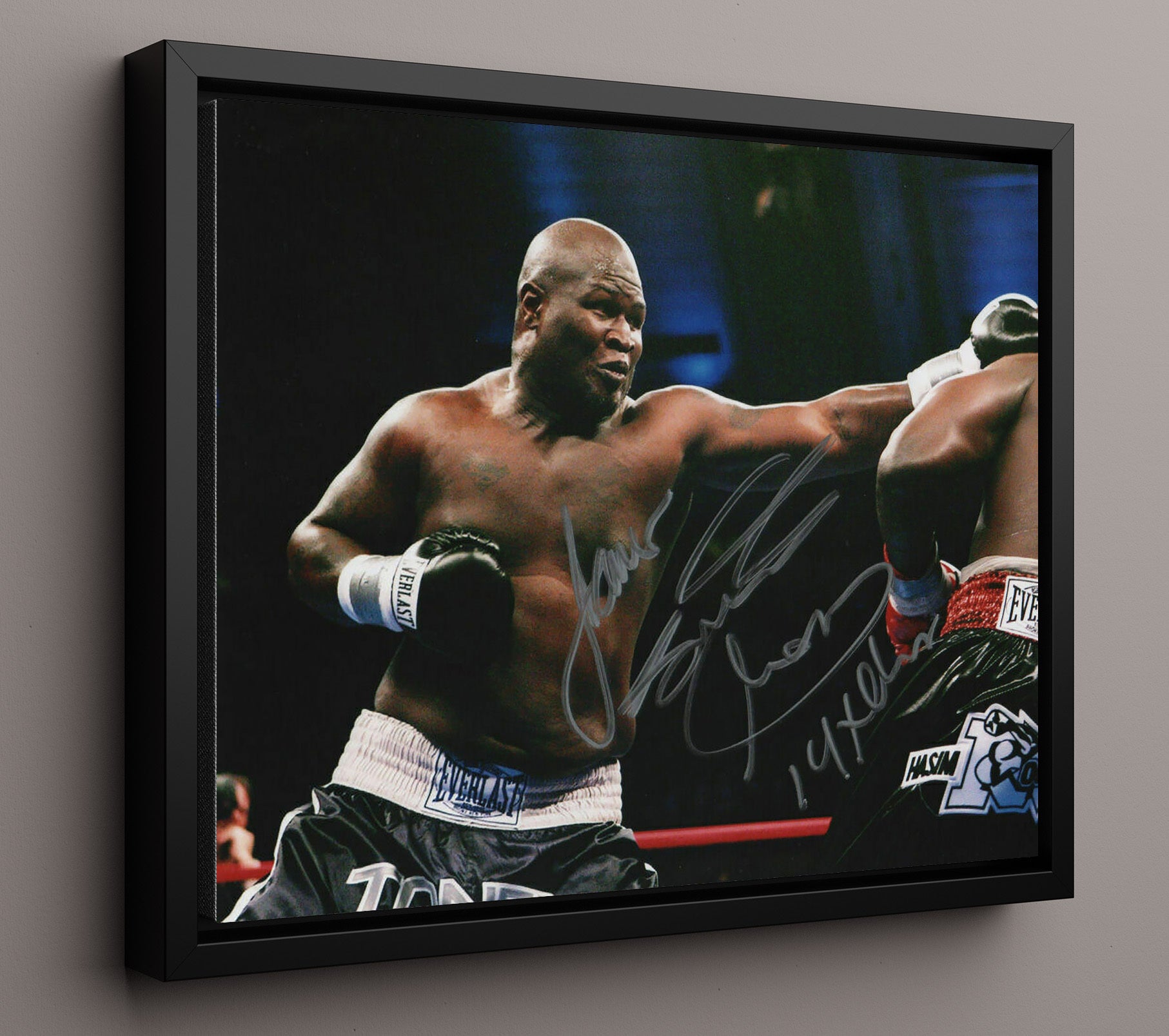 James Toney Lights Out Legacy 16x20 Framed Canvas boxing wall art print – Boxing Wall Art decor