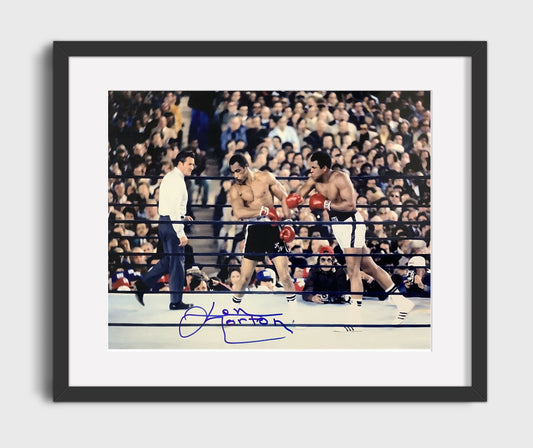 Ken Norton and Muhammad Ali Heavyweight Showdown Boxing Wall Art 16x20 Gallery Framed Artwork wall art print – Boxing Wall Art decor