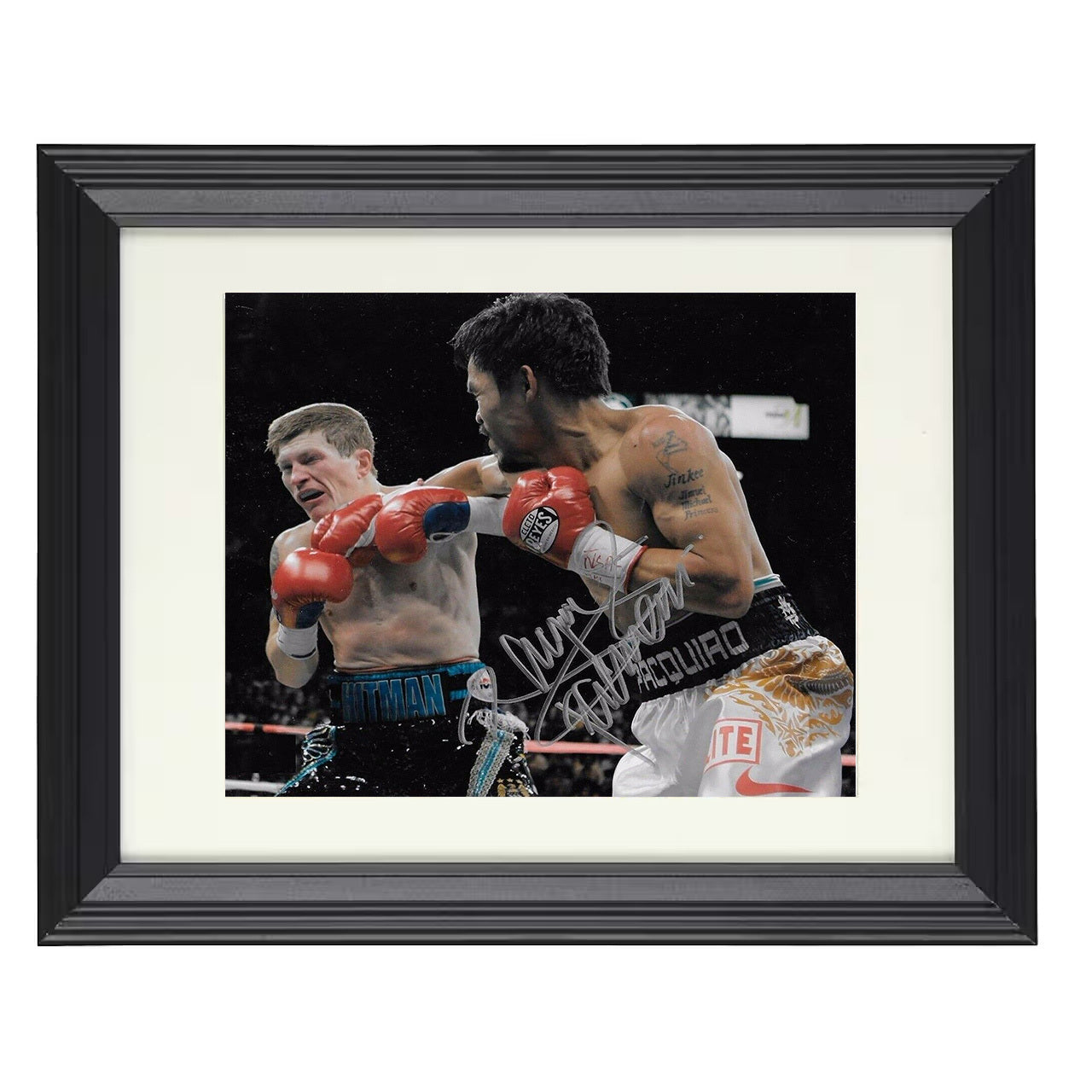 Manny Pacquiao - Champion 8x10 black framed boxing print