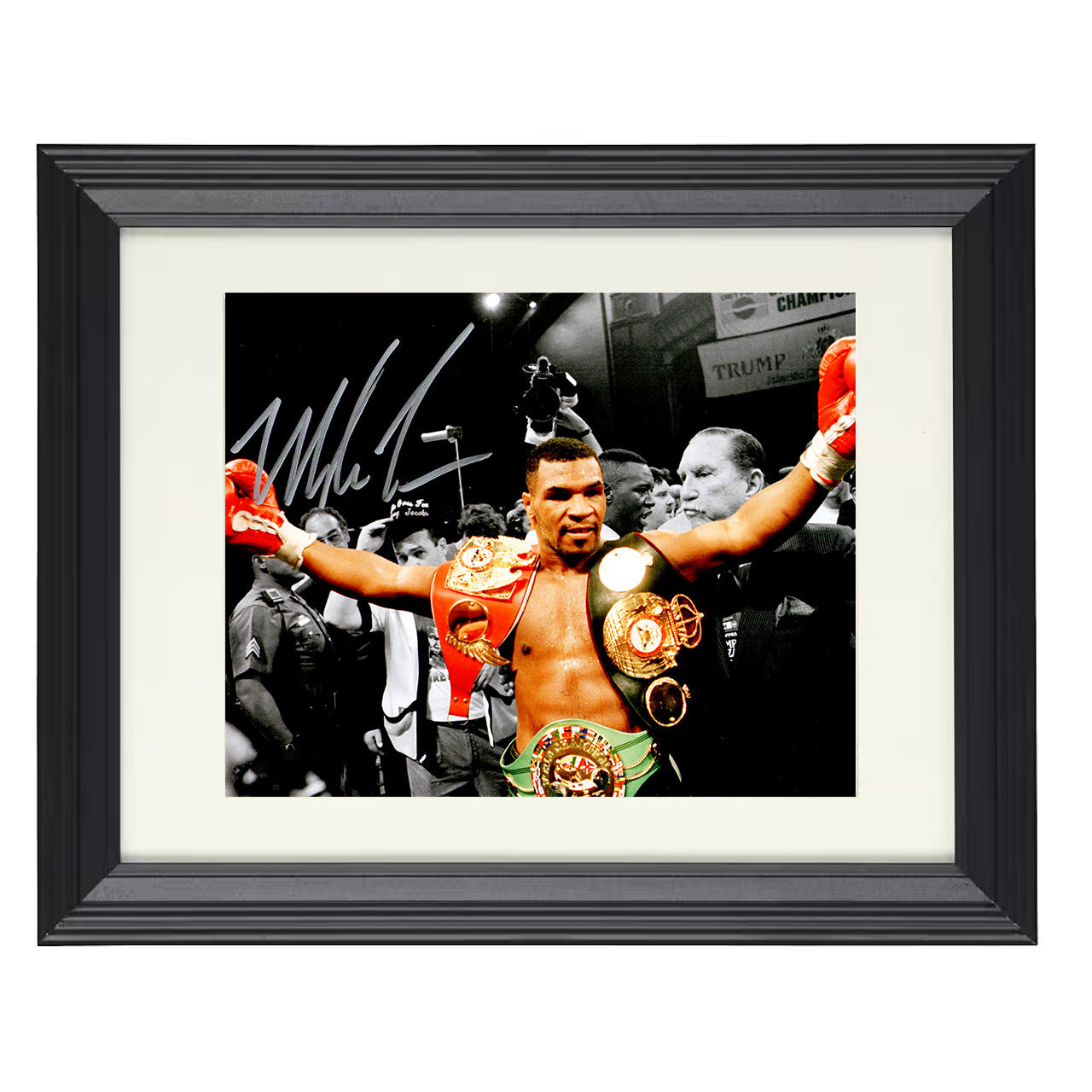 Mike Tyson - Iron Reigns Supreme 8x10 black framed boxing print