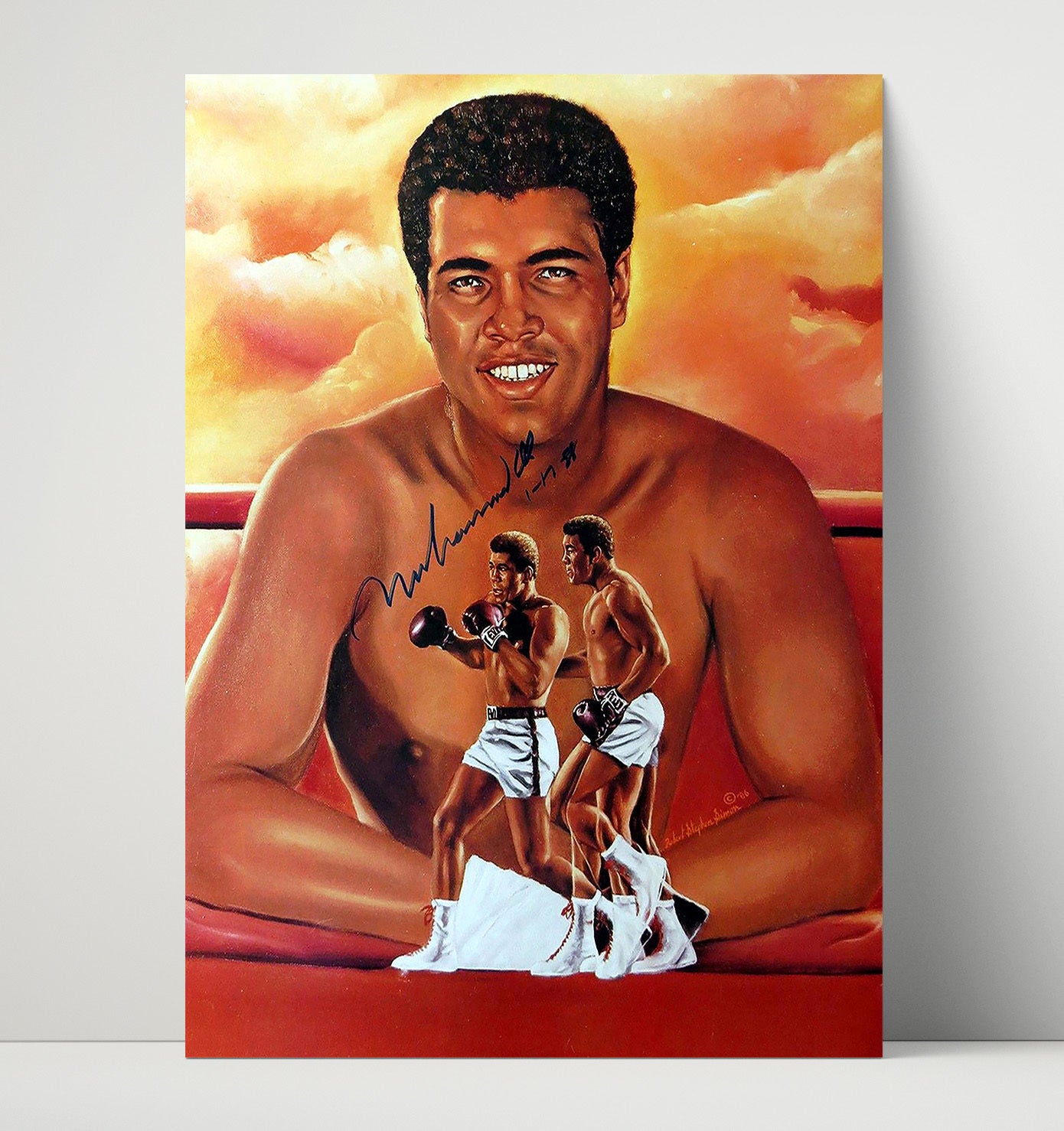 Muhammad Ali – Artistic Tribute unframed boxing poster print