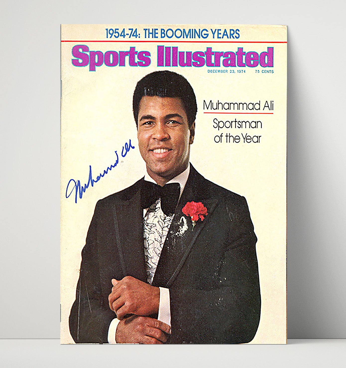 Muhammad Ali – Sportsman of the Year 1974 SI unframed boxing poster print