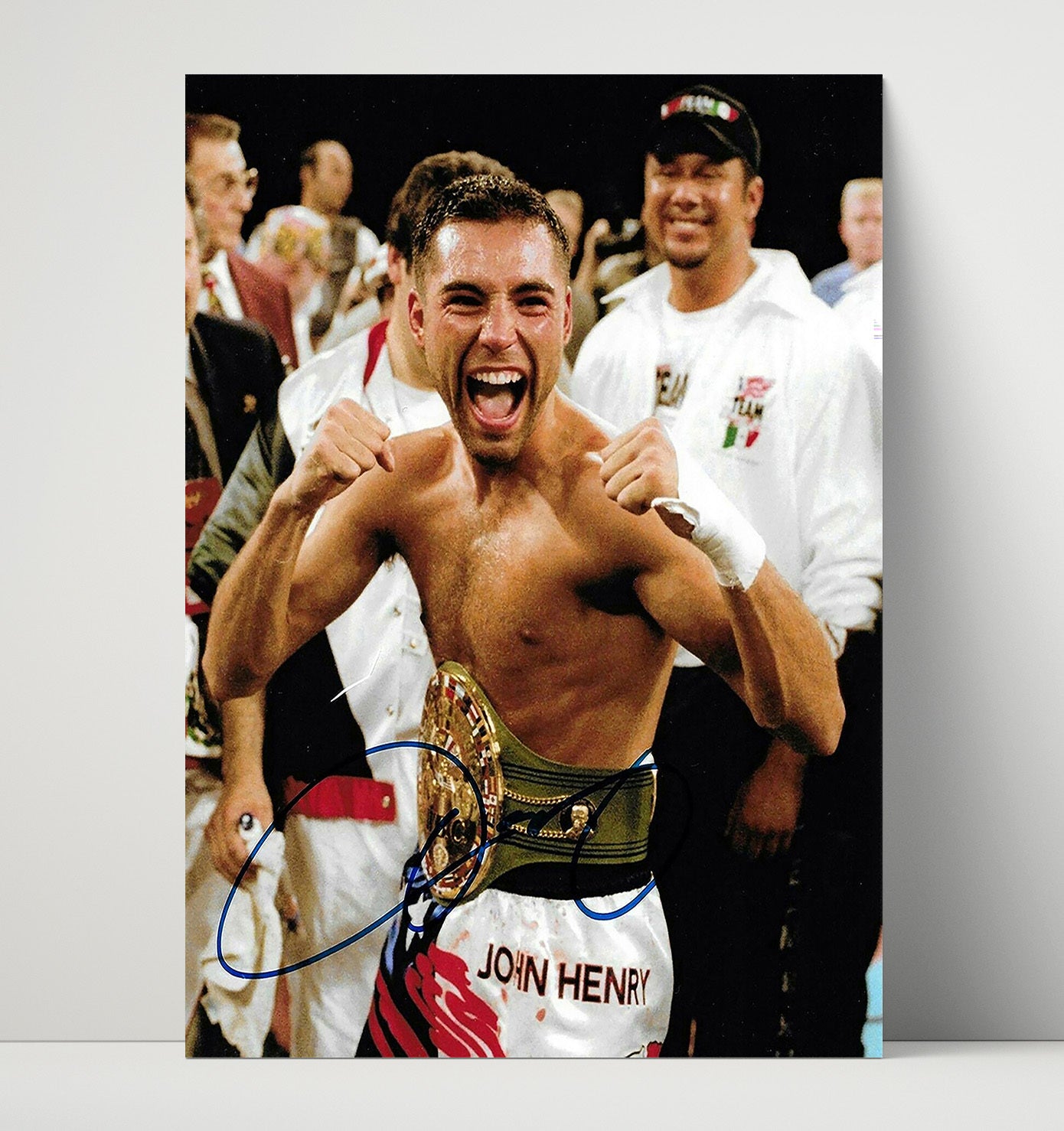 Oscar De La Hoya – WBC Champion Celebration unframed boxing poster print