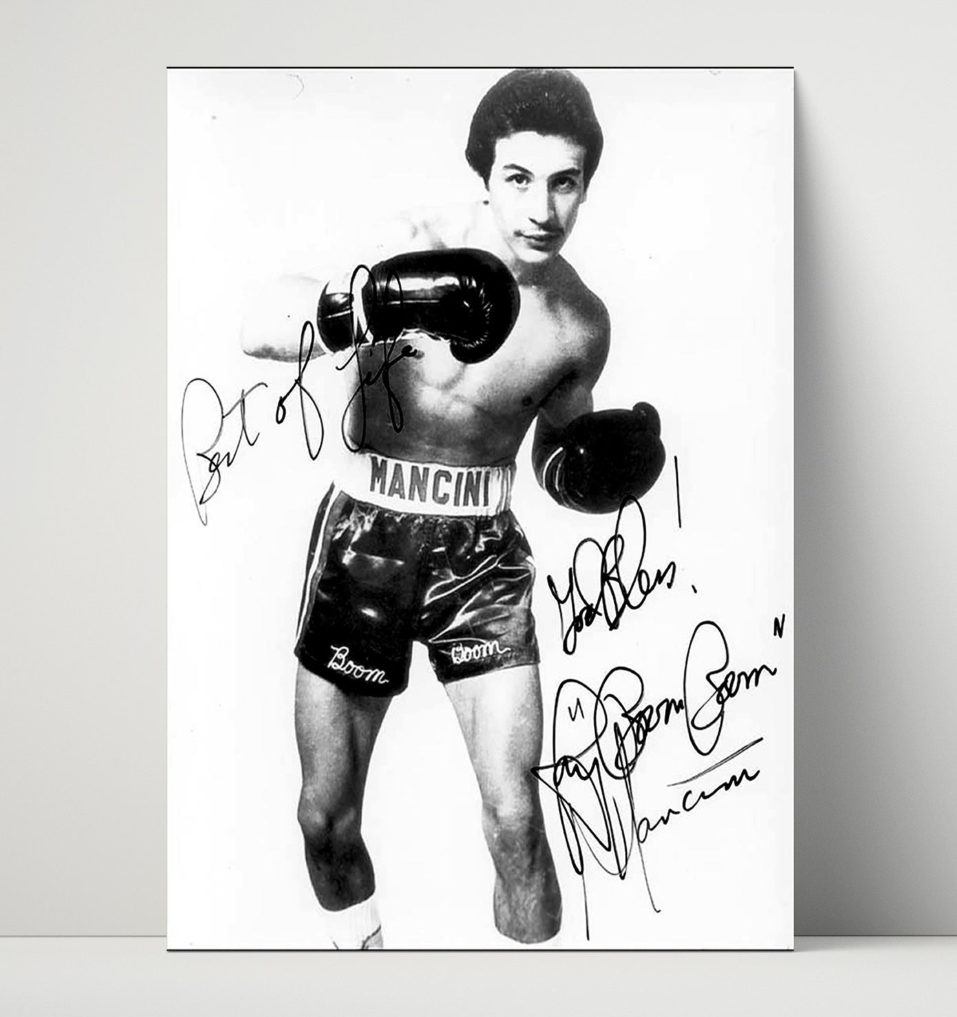 Ray Boom Boom Mancini – Classic Image unframed boxing poster print