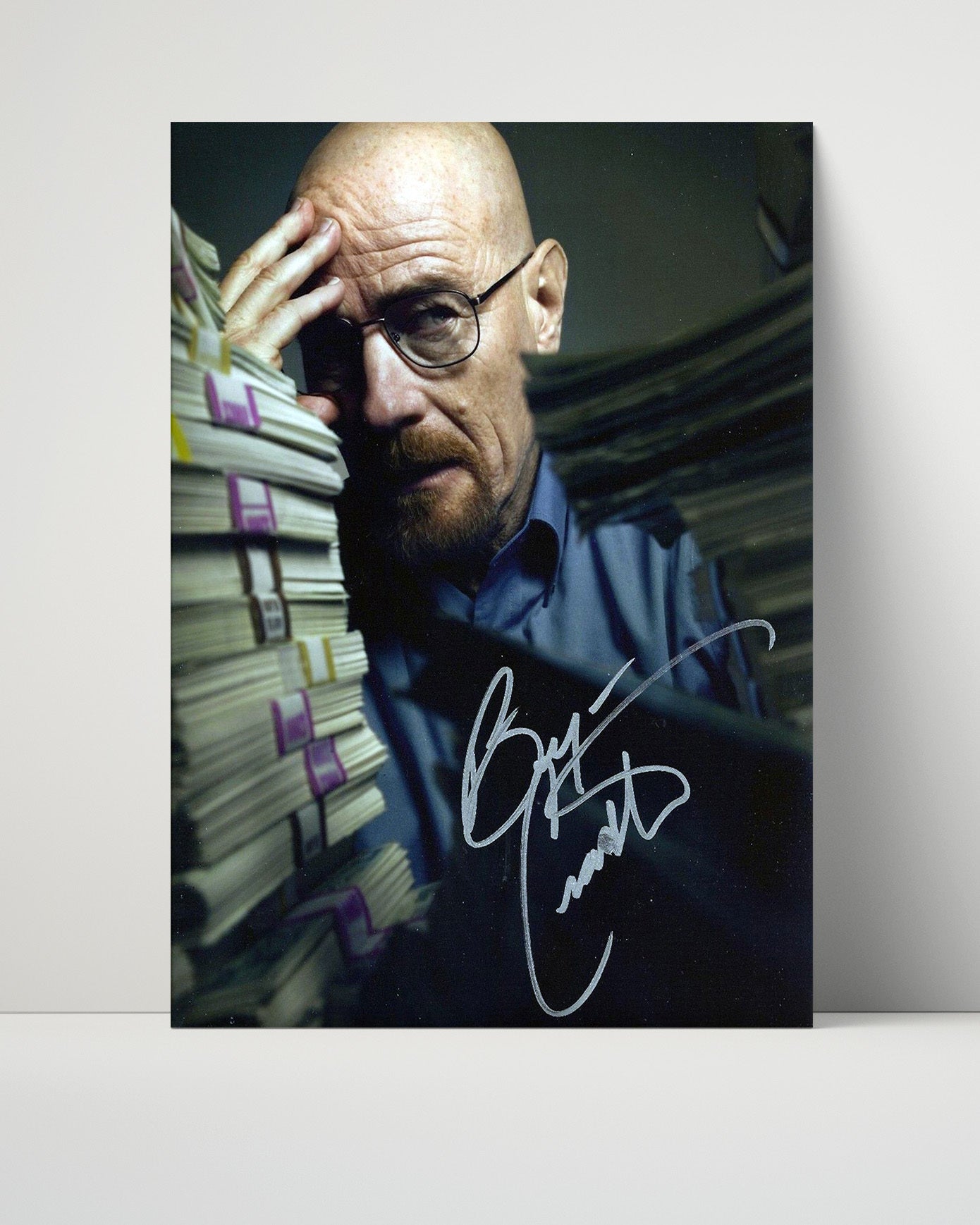 Bryan Cranston - Breaking Bad - Walter White Autograph Print Unframed