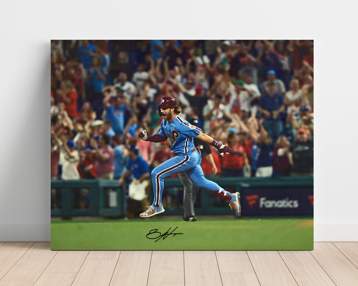 Bryce Harper Autograph Poster - Gr& Slam SPoster - Fired Up