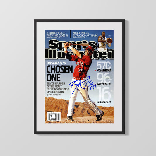 Bryce Harper Autograph SI Print - Chosen One 2009 - Teenage Phenom