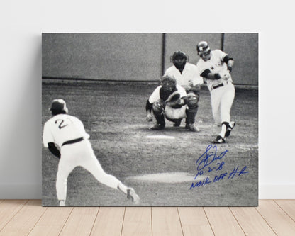 Bucky Dent Autograph Poster - Walk-Off HR - Bronx Heroics
