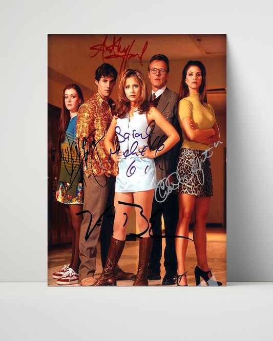 Buffy the Vampire Slayer - Cast Portrait - Autograph Print Unframed