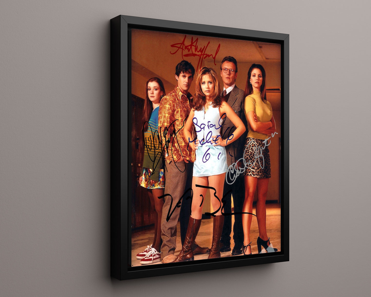 Buffy the Vampire Slayer - Cast Portrait - Autograph Print