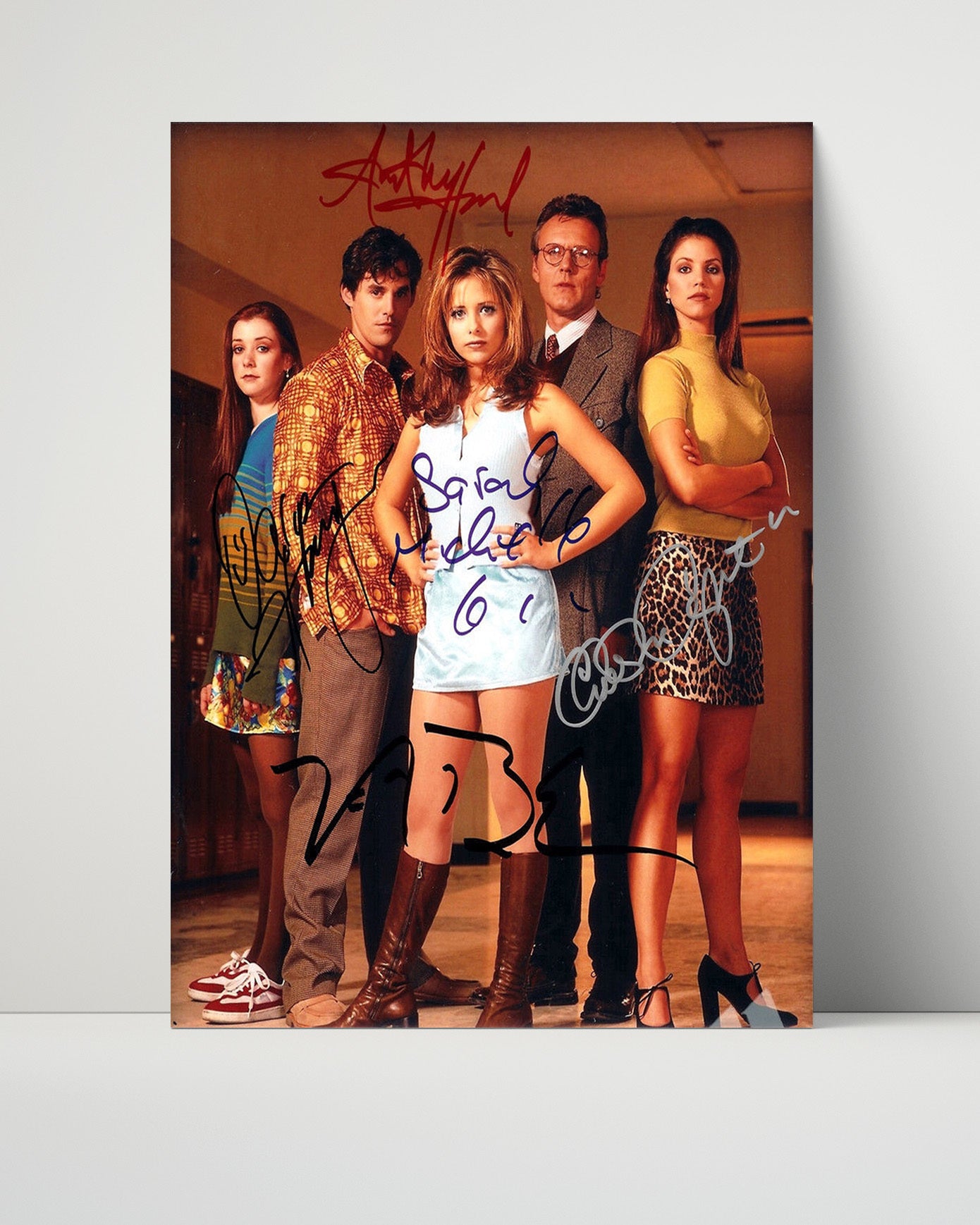 Buffy the Vampire Slayer - Cast Portrait - Autograph Print