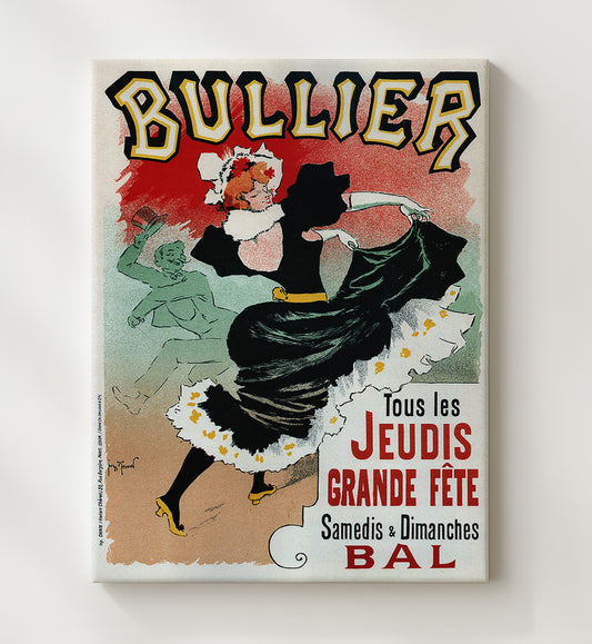 Bullier Theater - Grande Fête - Gallery Frame vintage burlesque poster wall art