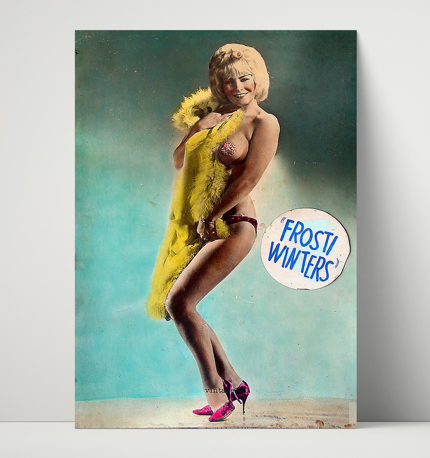 Frosti Winters Burlesque Star Vintage Cabaret Wall Art 16x20 Unframed Print wall art print – Burlesque Poster decor