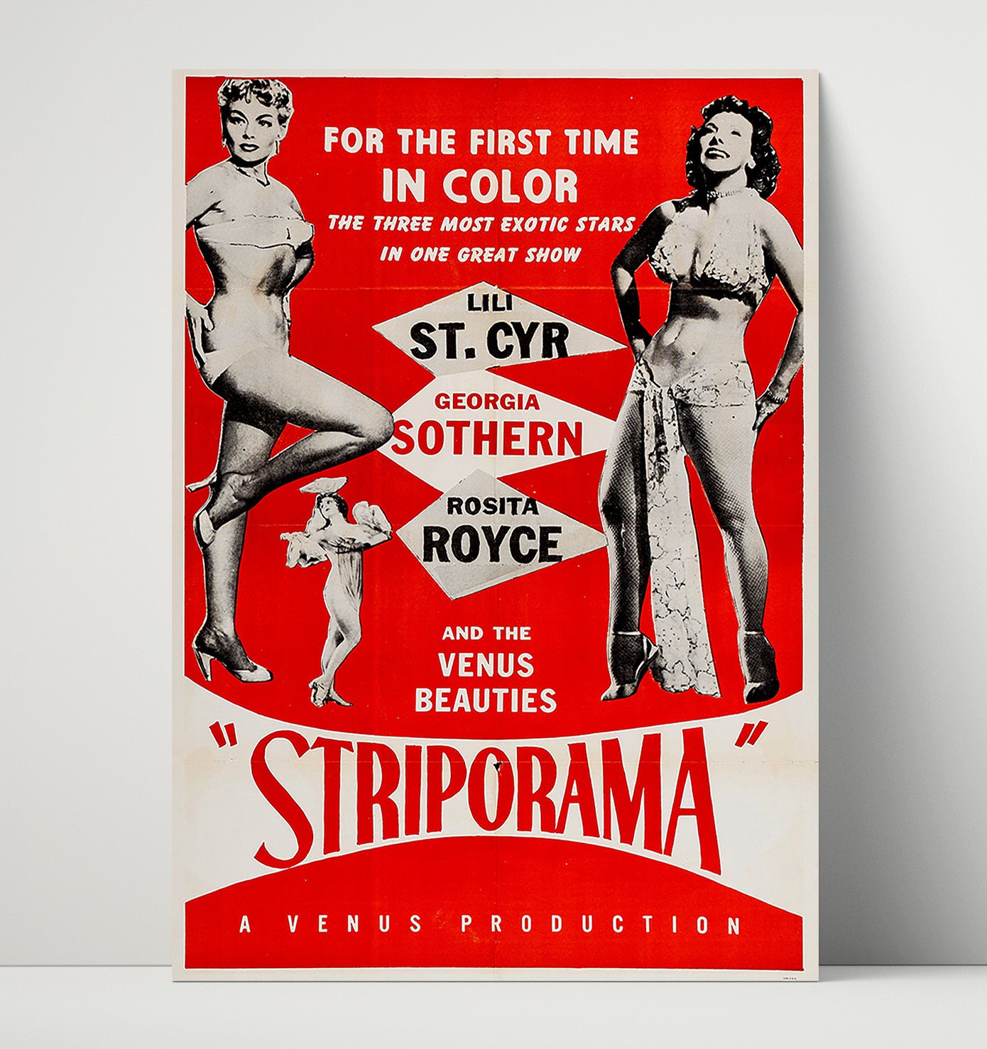 Striporama Venus Beauties 16x20 Unframed Print wall art print – Burlesque Poster decor