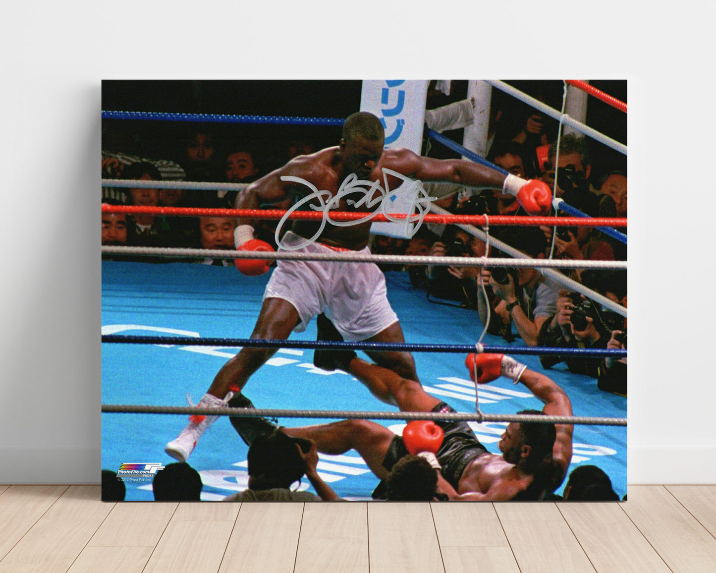 Buster Douglas Autograph Print Unframed - Tyson Knockout - The Upset of the Century