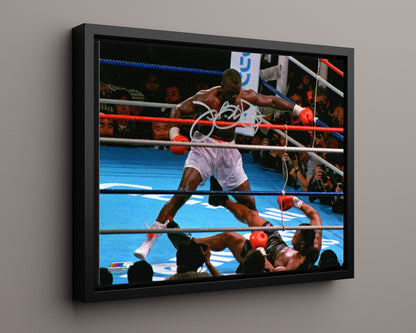 Buster Douglas Autograph Print - Tyson Knockout - The Upset of the Century