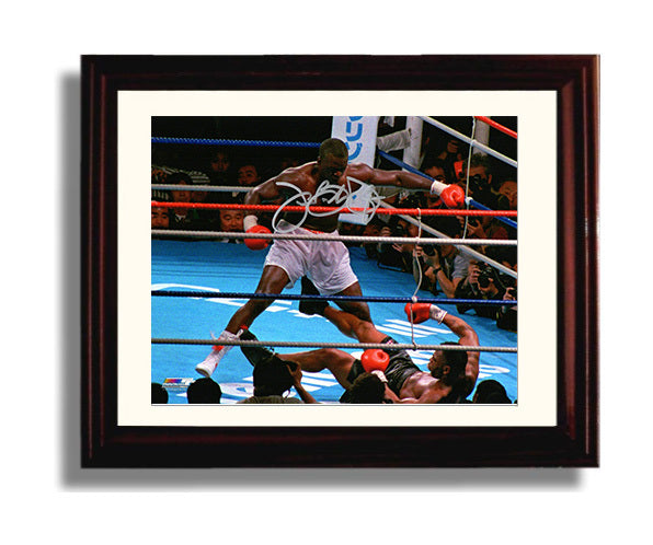 Buster Douglas Autograph Print - Tyson Knockout - The Upset of the Century