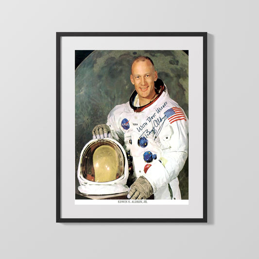 History Poster Print: Neil Armstrong Autograph Promo Print - vintageframedprints.com