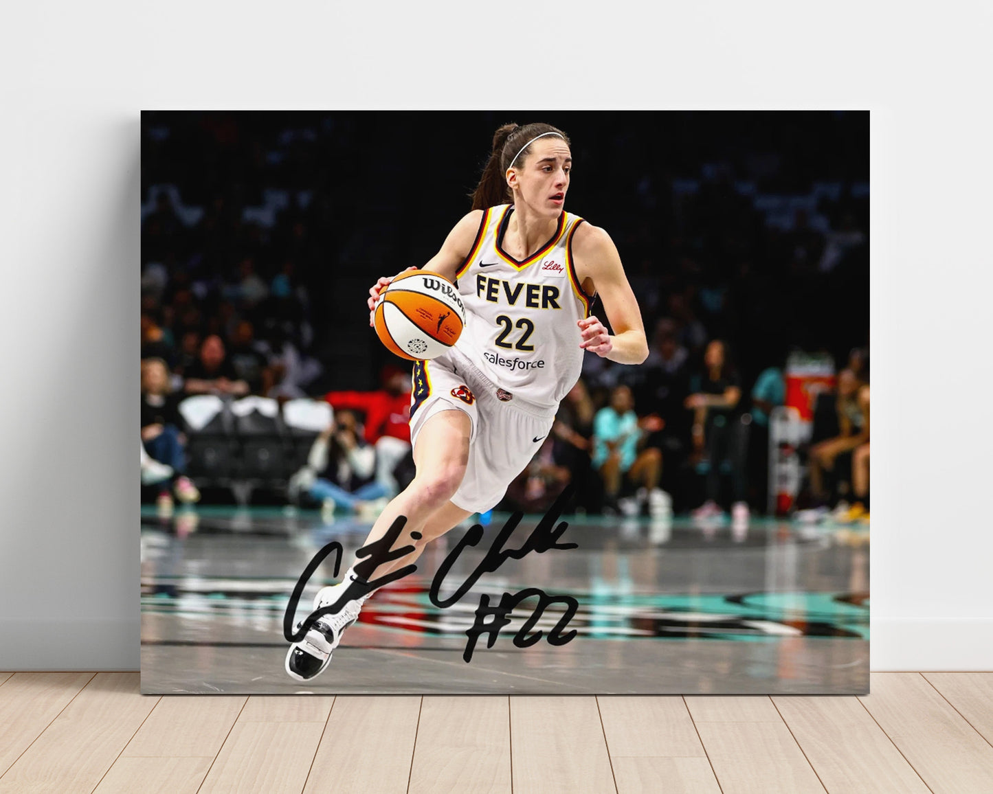Caitlin Clark Autograph Print - Indiana Fever - Court Vision