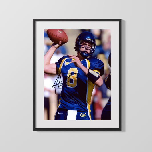 Cal Autograph Print - Aaron Rodgers - Golden Arm