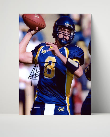 Cal Autograph Print - Aaron Rodgers - Golden Arm