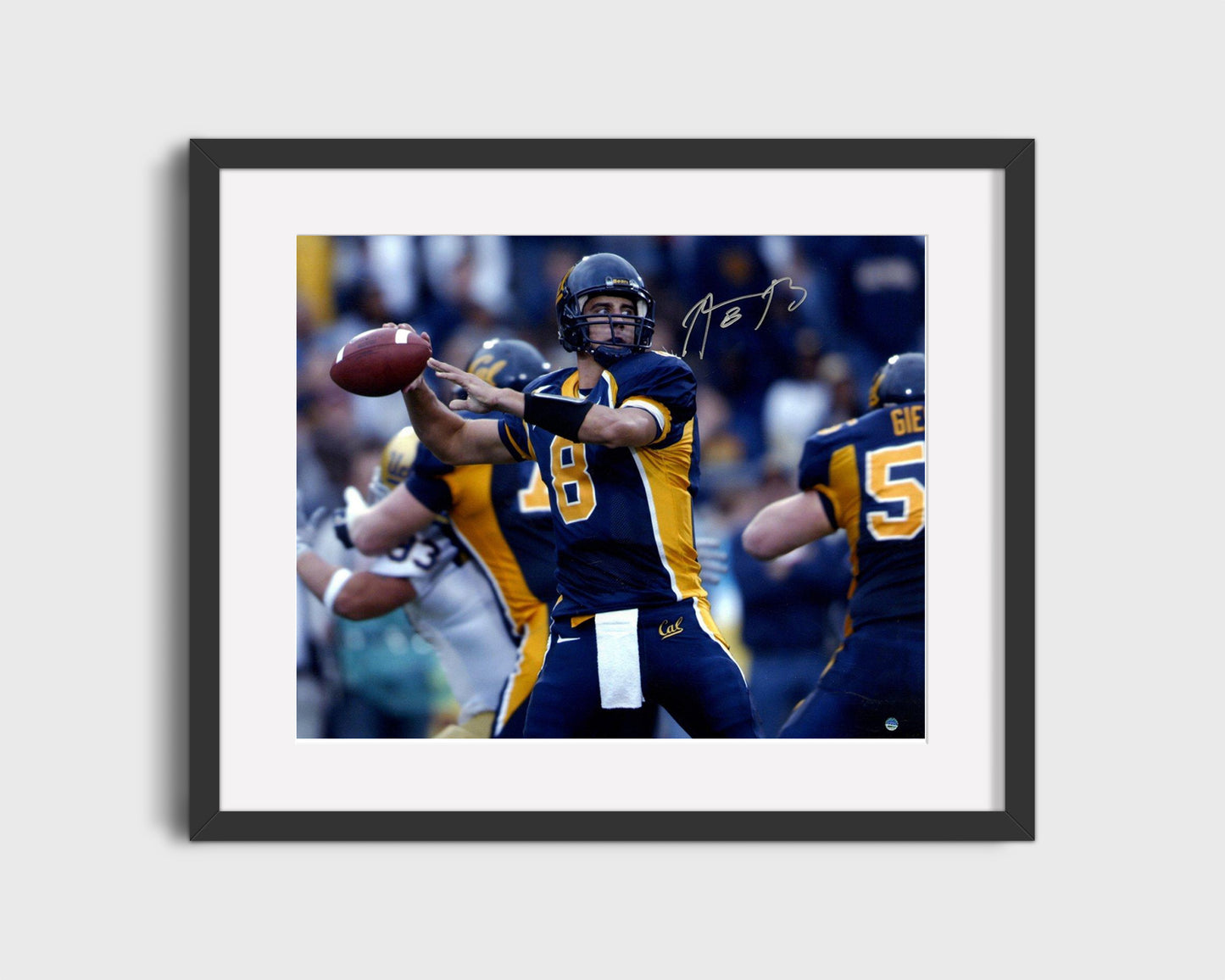 California Autograph Print - Aaron Rodgers - Golden Arm