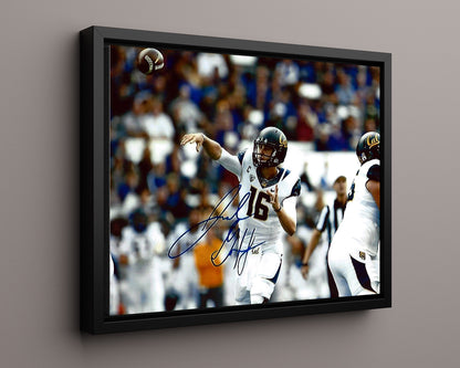 California Autograph Print - Jared Goff Golden Arm - Bear Bombs Away