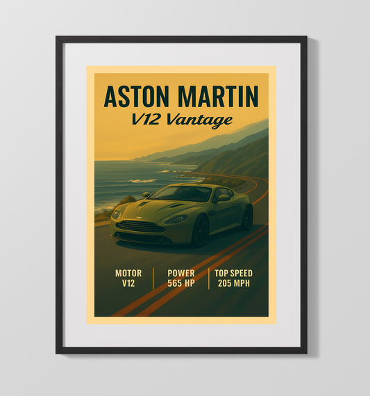 Acura NSX Twin Turbo Hybrid Vintage Wall Art 16x20 Gallery Framed Artwork wall art print – automotive decor