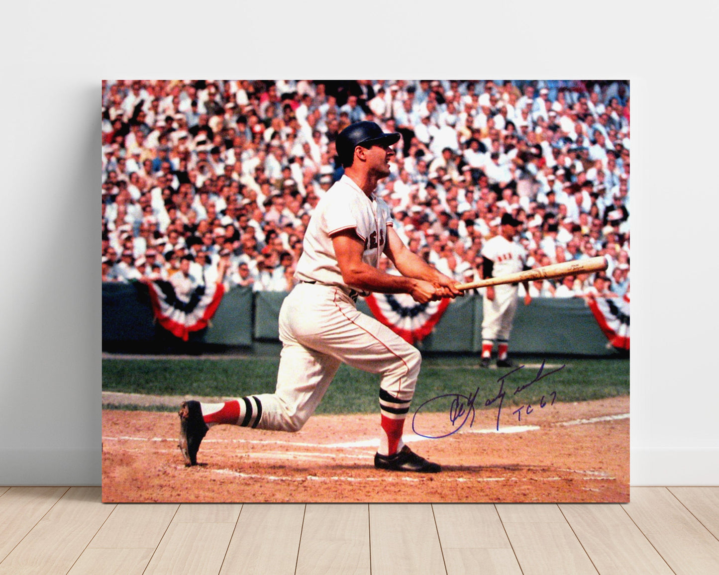 Carlton Fisk Autograph Poster - Iconic Home Run - Stay Fair
