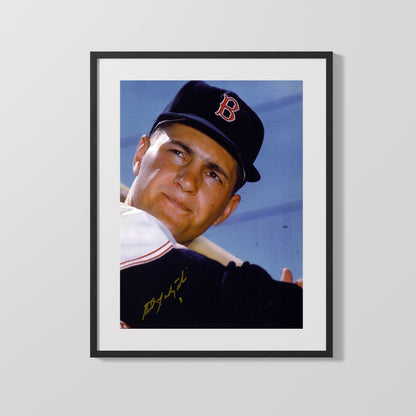 Carl Yastrzemski Autograph Print - Red Sox Legend - Yaz Power