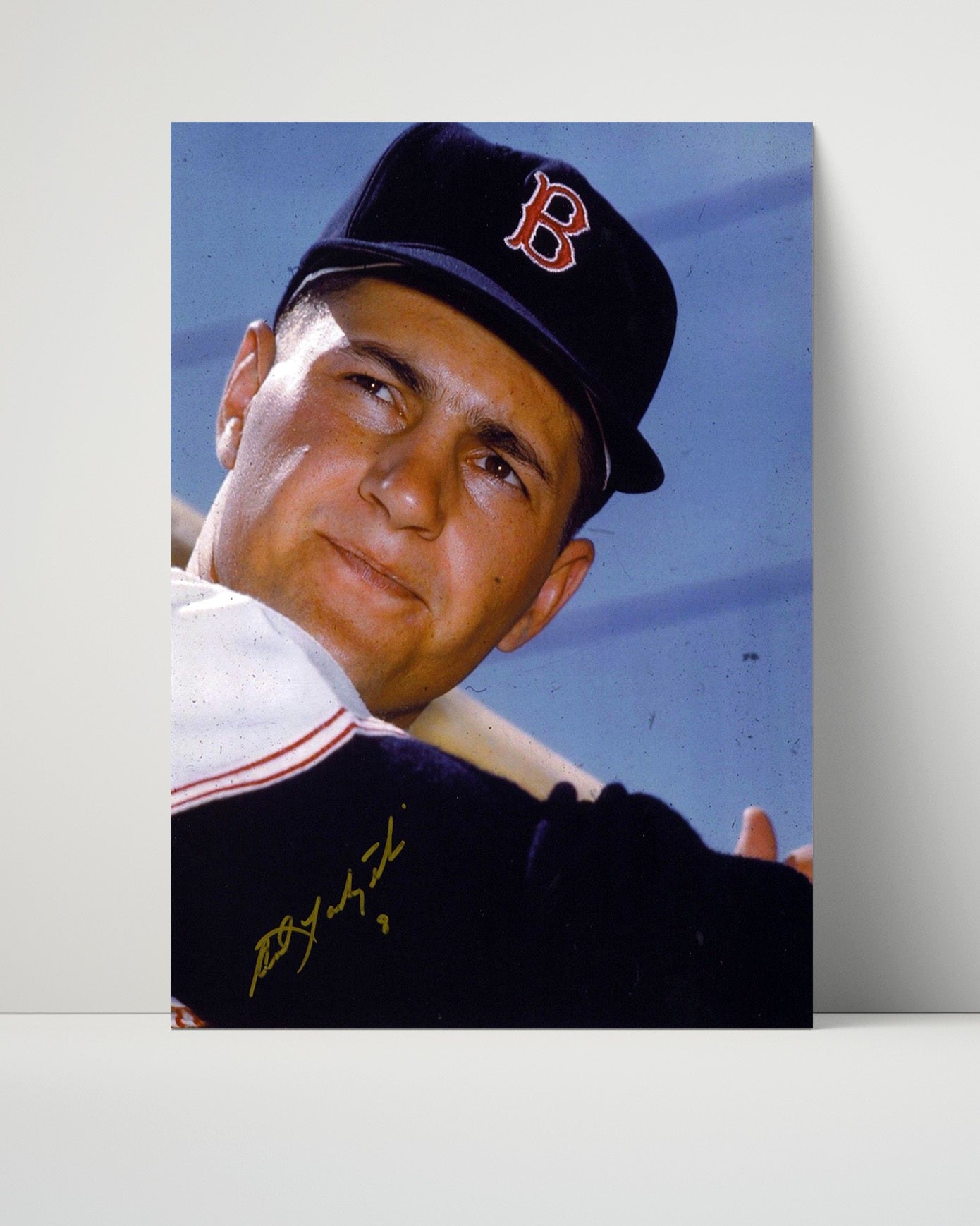 Carlton Fisk Autograph Poster - Stay Fair Shot - Fenway Magic