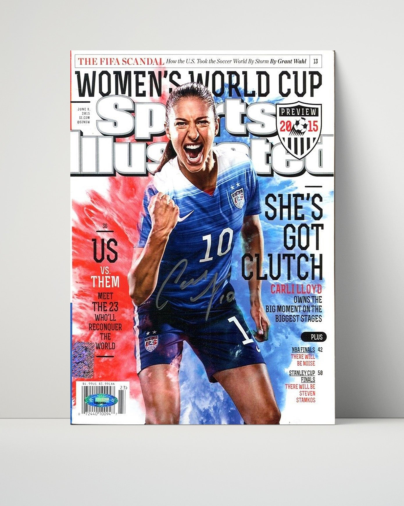 Carli Lloyd Autograph Print - Team USA - Shes Got Clutch Cover