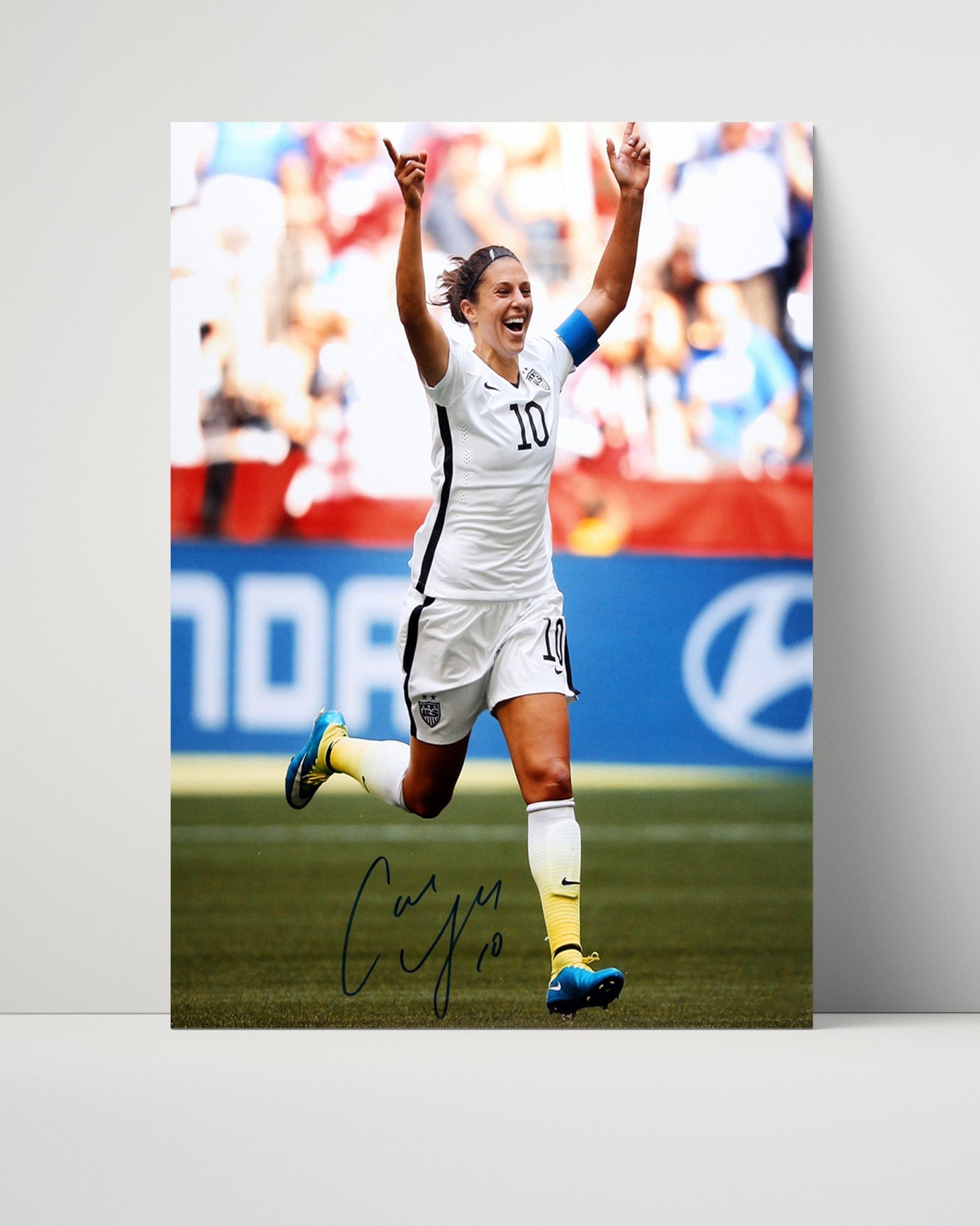 Carli Lloyd Unframed Autograph Print - Team USA - World Cup Celebration