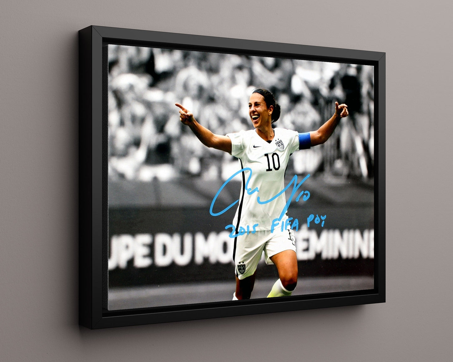 Carli Lloyd USA Autograph Print - Golden Point