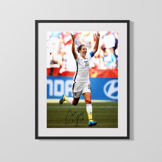 Carli Lloyd Autograph Print - Team USA - World Cup Celebration