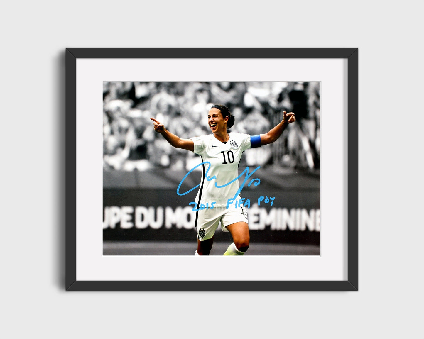Carli Lloyd USA Autograph Print - Golden Point