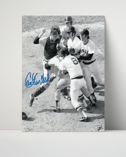 Carl Yastrzemski Autograph Poster - Life Cover 1967 - Pennant Chase