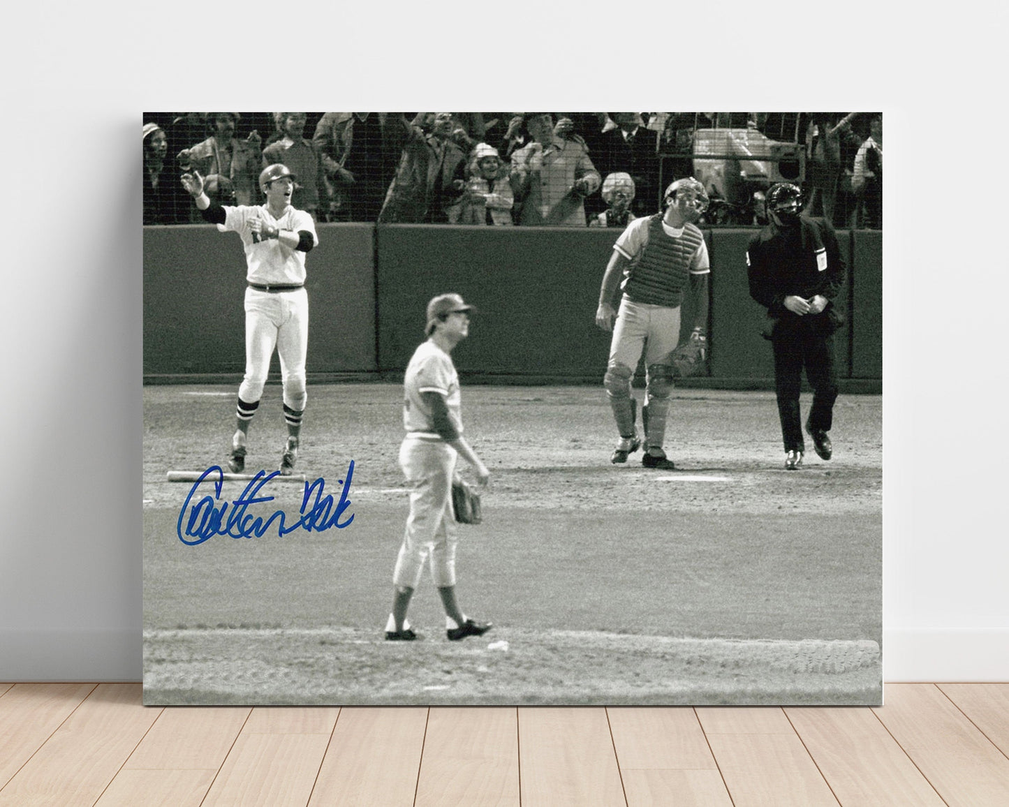 Carl Yastrzemski Autograph Poster - Red Sox Legend - Yaz Power