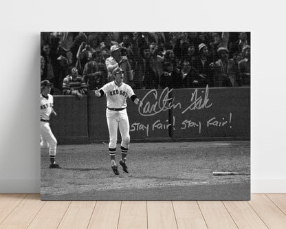 Carl Yastrzemski Autograph SI Poster - Red Sox Slugger - Impossible Dream