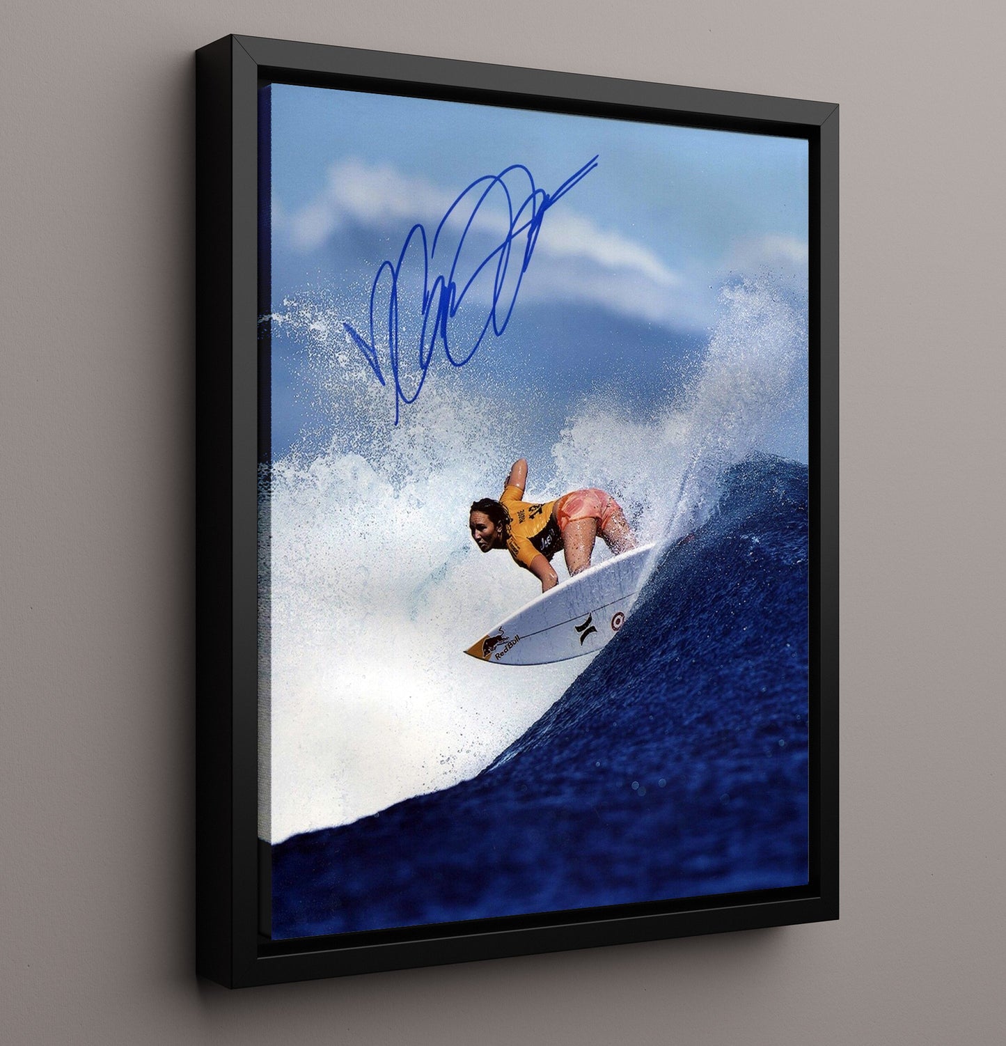 Carissa Moore World Champion Surfer Celebrity Wall Art 16x20 Framed Canvas celebrity wall art print