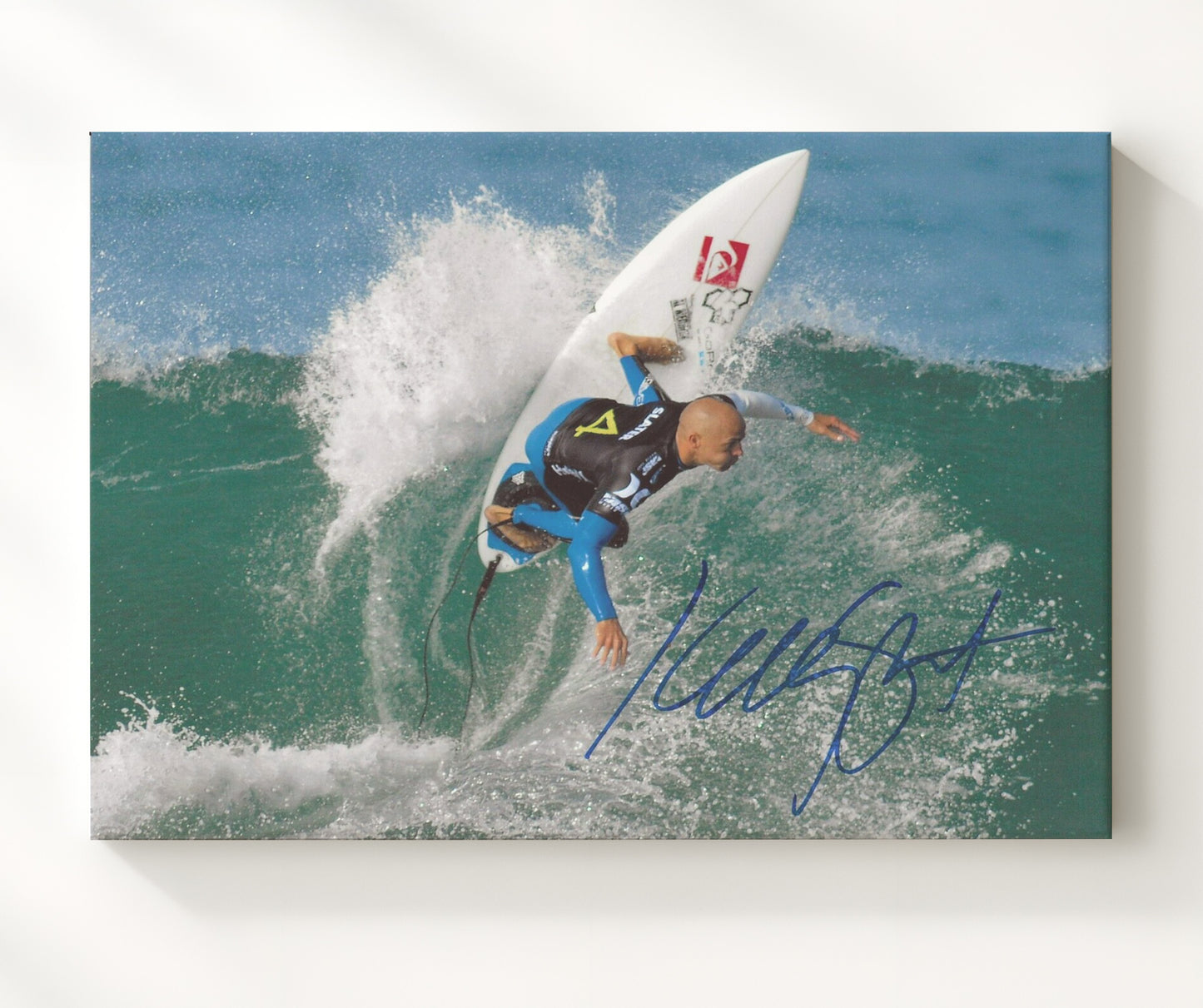 Kelly Slater Professional Surfing Wave Ride Celebrity Wall Art 20x24 Canvas celebrity wall art print