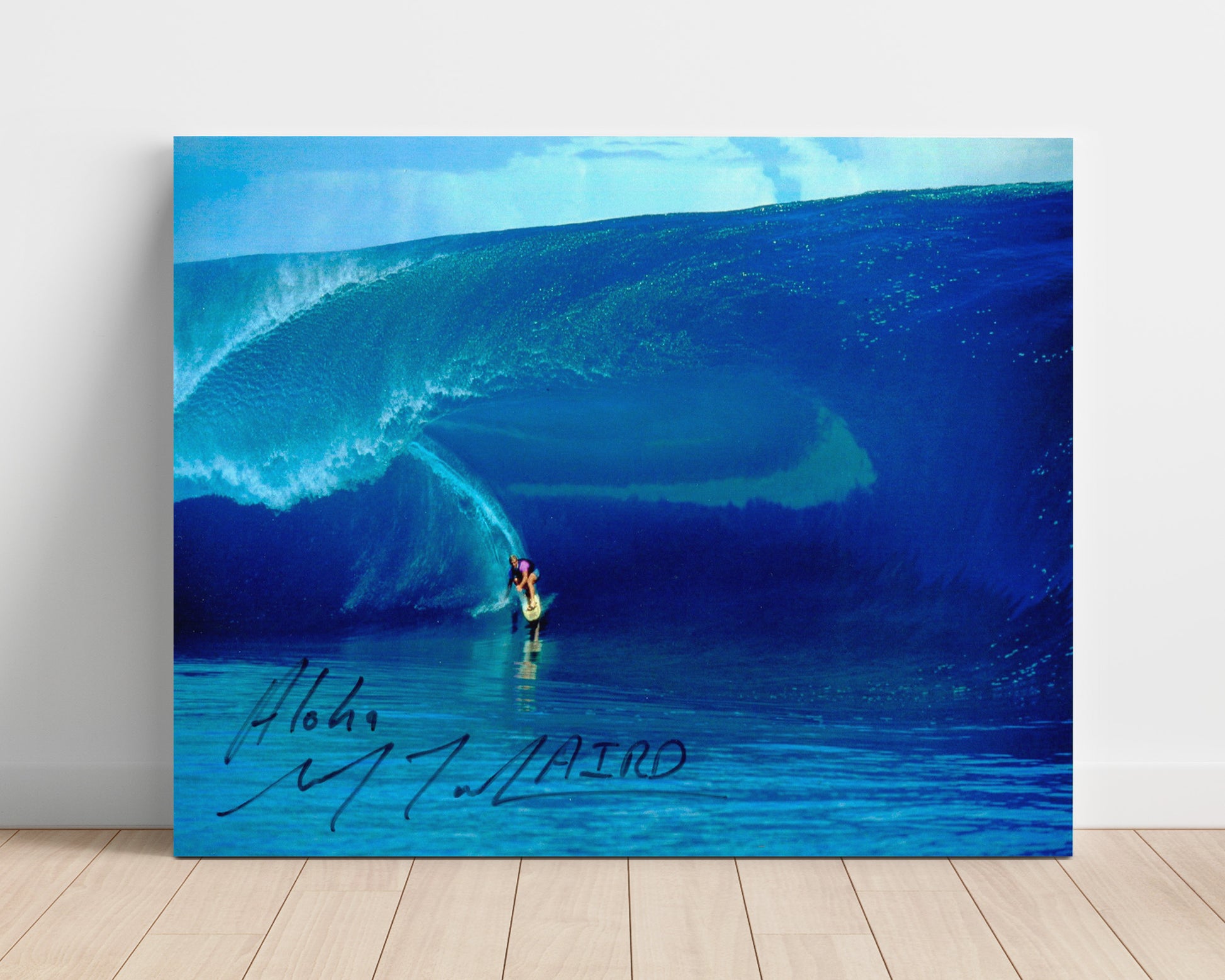 Laird Hamilton – Big Wave Surfing Pipeline unframed semi-gloss poster print
