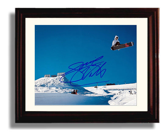 Louie Vito Snowboard Terrain Park Jump Celebrity Wall Art 8x10 Beveled Frame celebrity wall art print