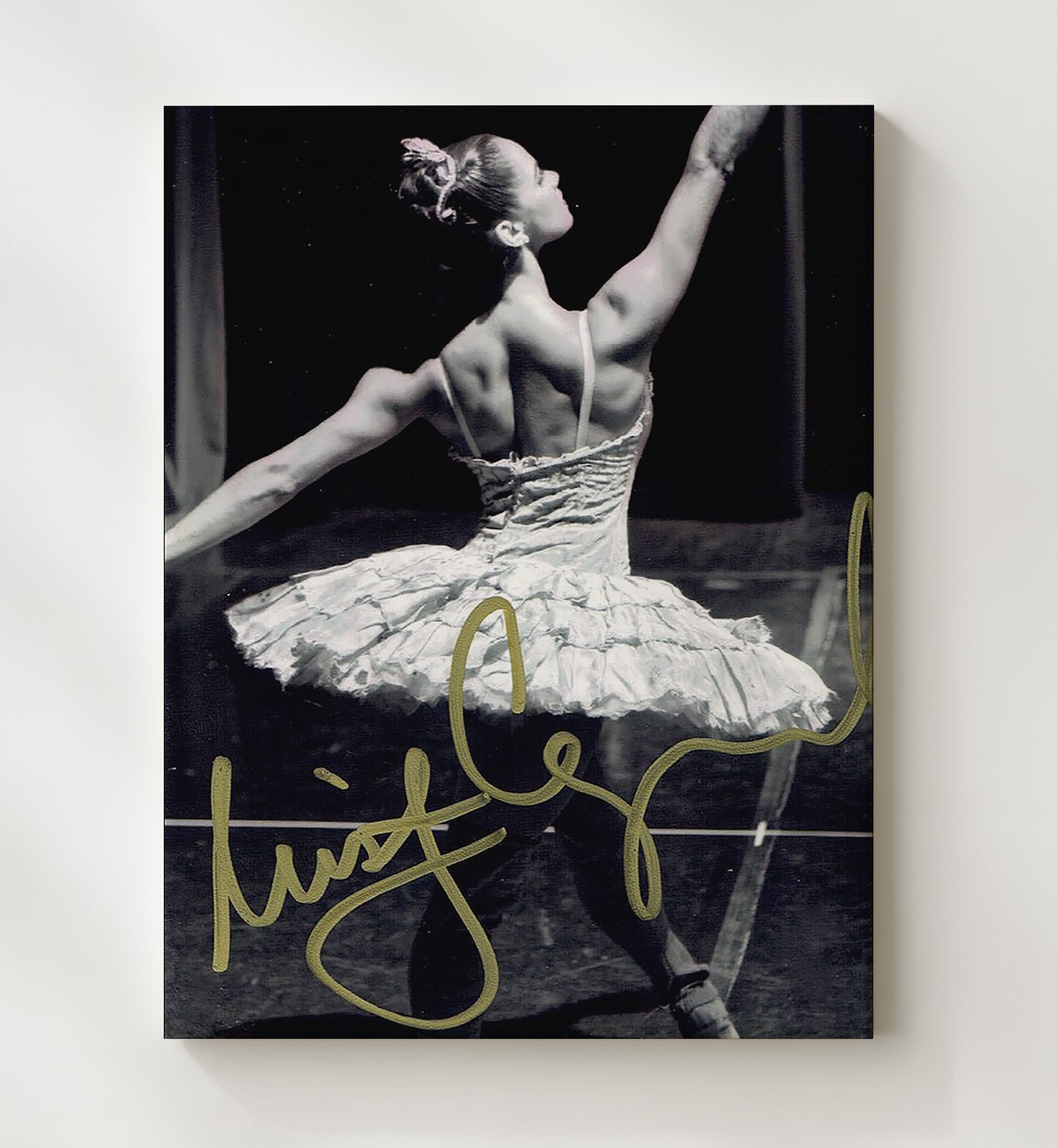 Misty Copeland Ballet Strength Portrait Celebrity Wall Art 20x24 Canvas celebrity wall art print