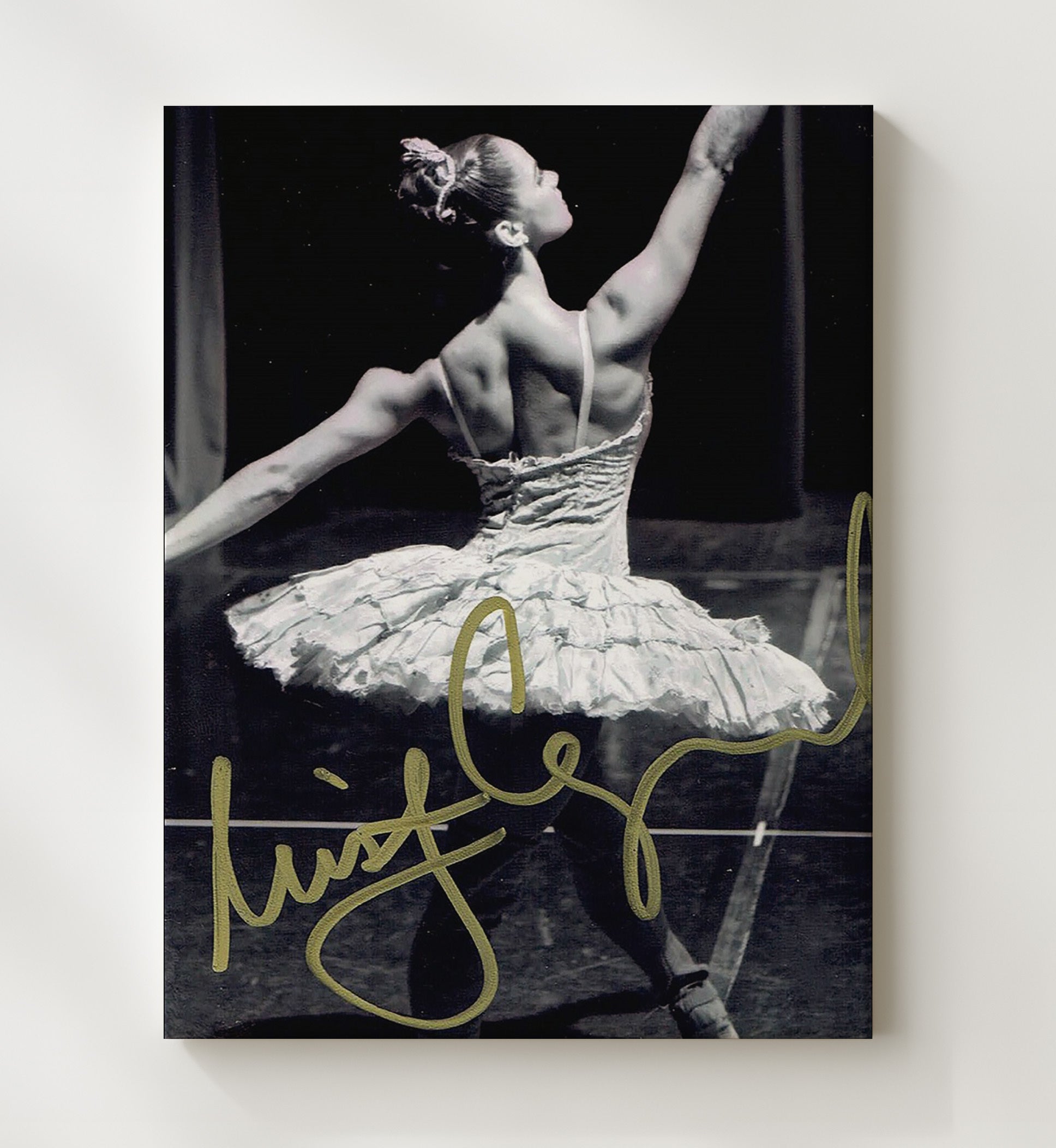 Misty Copeland Ballet Strength Portrait Celebrity Wall Art 20x24 Canvas celebrity wall art print