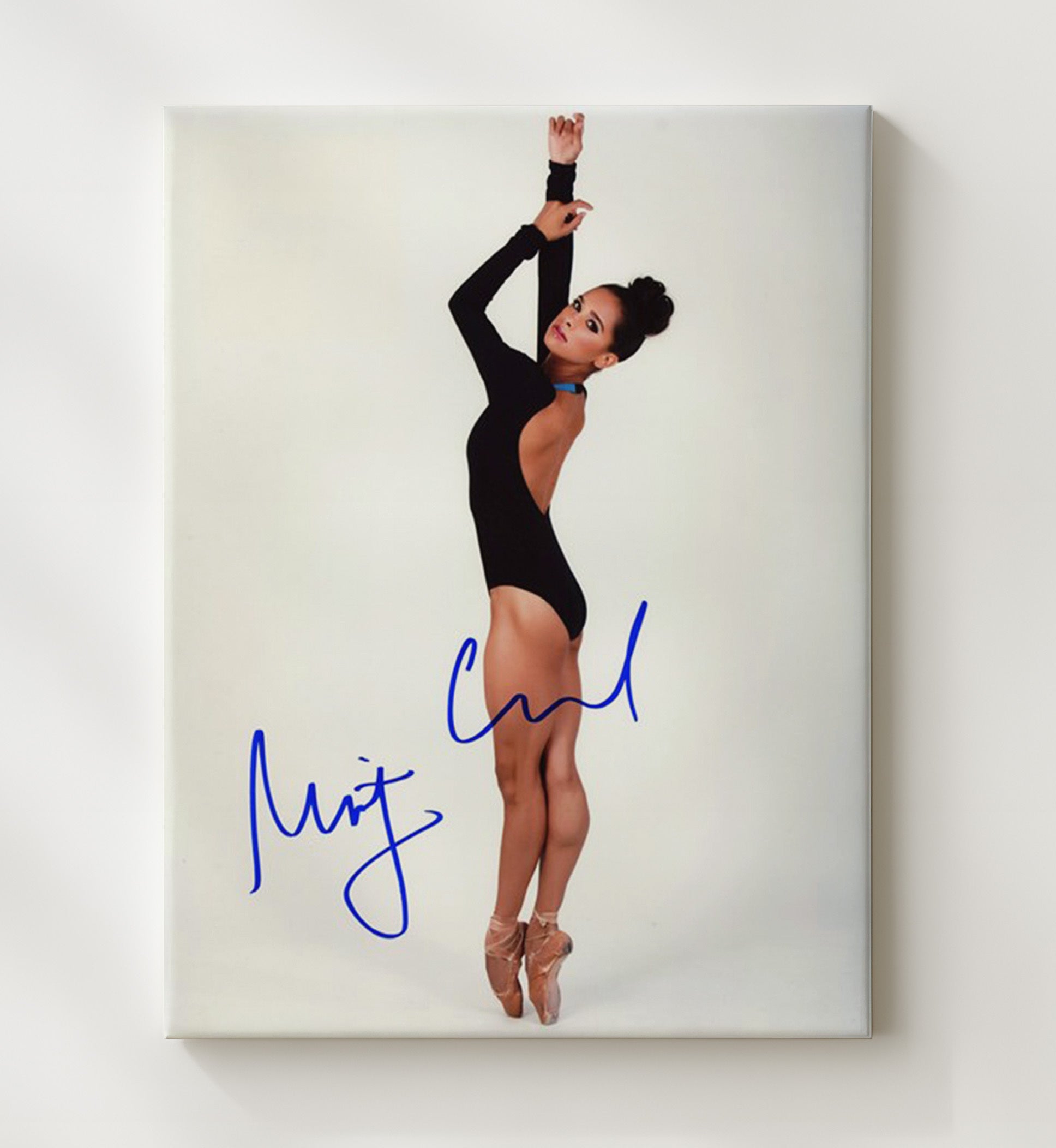 Misty Copeland Grace in Motion Ballet Portrait Celebrity Wall Art 20x24 Canvas celebrity wall art print