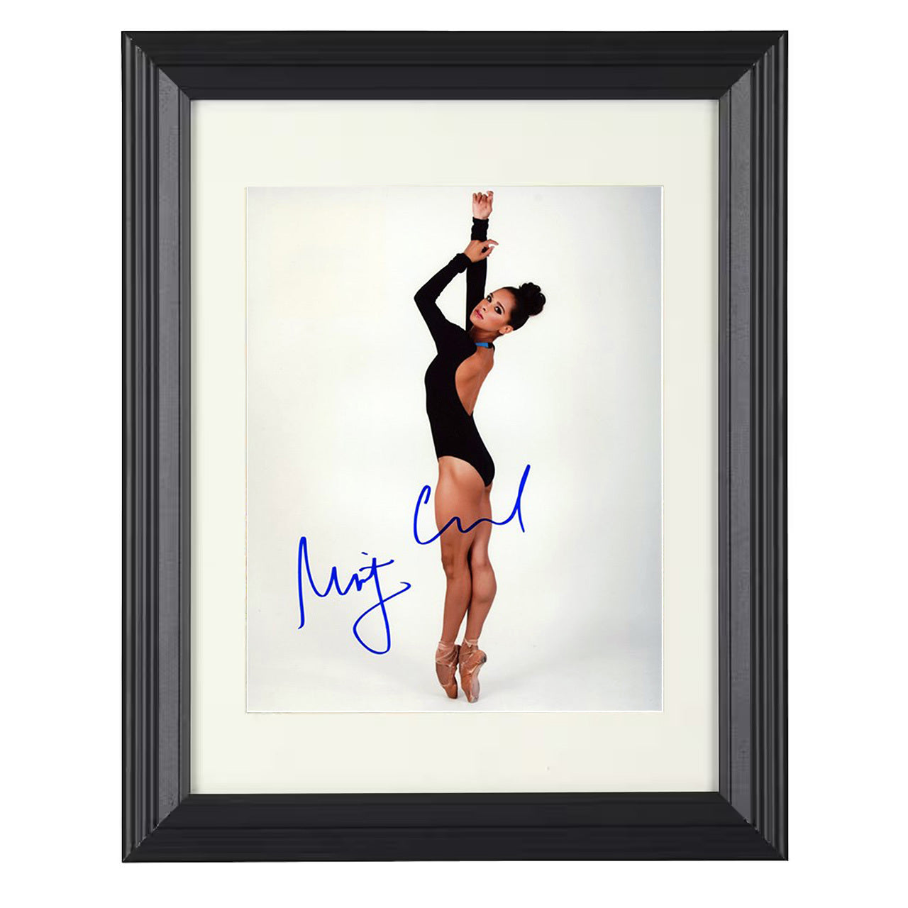 Misty Copeland – Grace in Motion Ballet Pose 8x10 matted black framed celebrity wall art